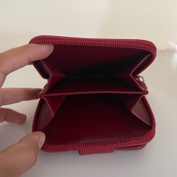 Prada Nylon/Leather Compact Wallet - Picture 6 of 6